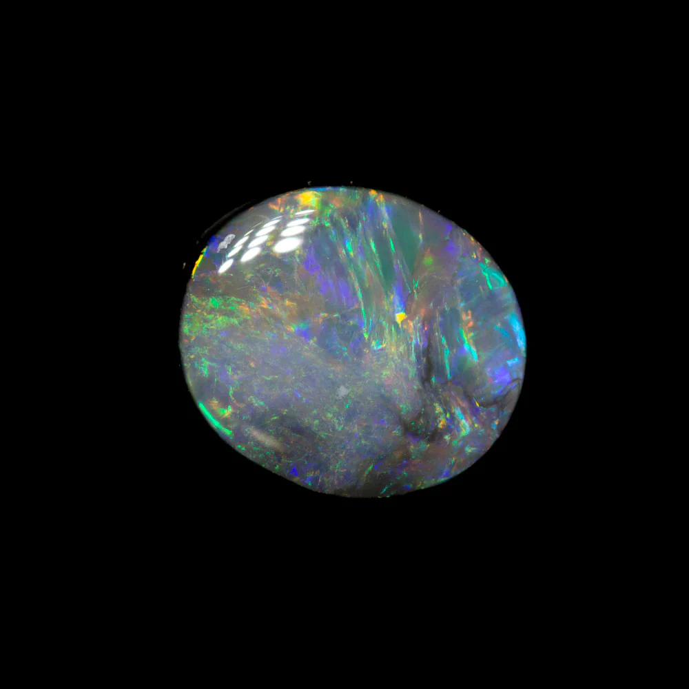1.34 ct dark opal 8.6x7.6x3.2mm - Image 2