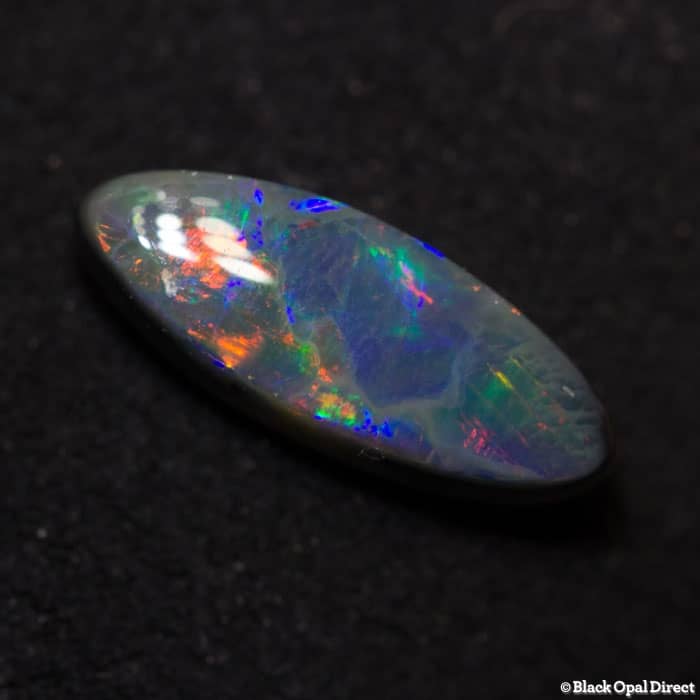 1.34 ct Marquee black opal 12x4.5x3mm - Image 4