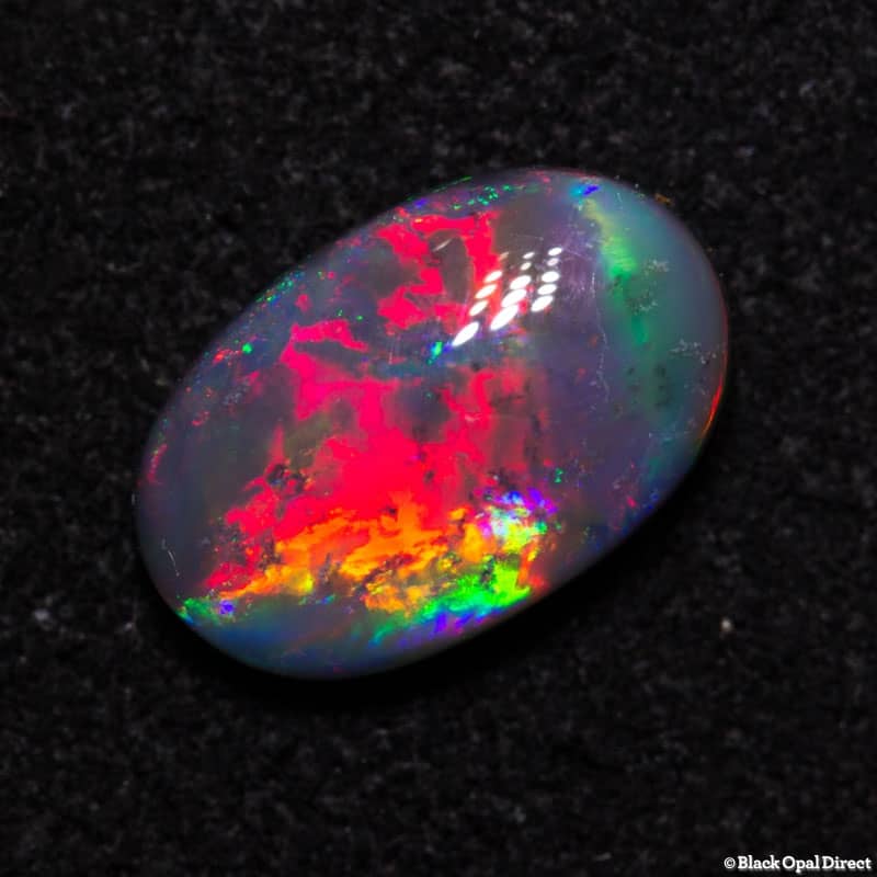 1.35 ct black opal gem 10x6x3mm - Image 4