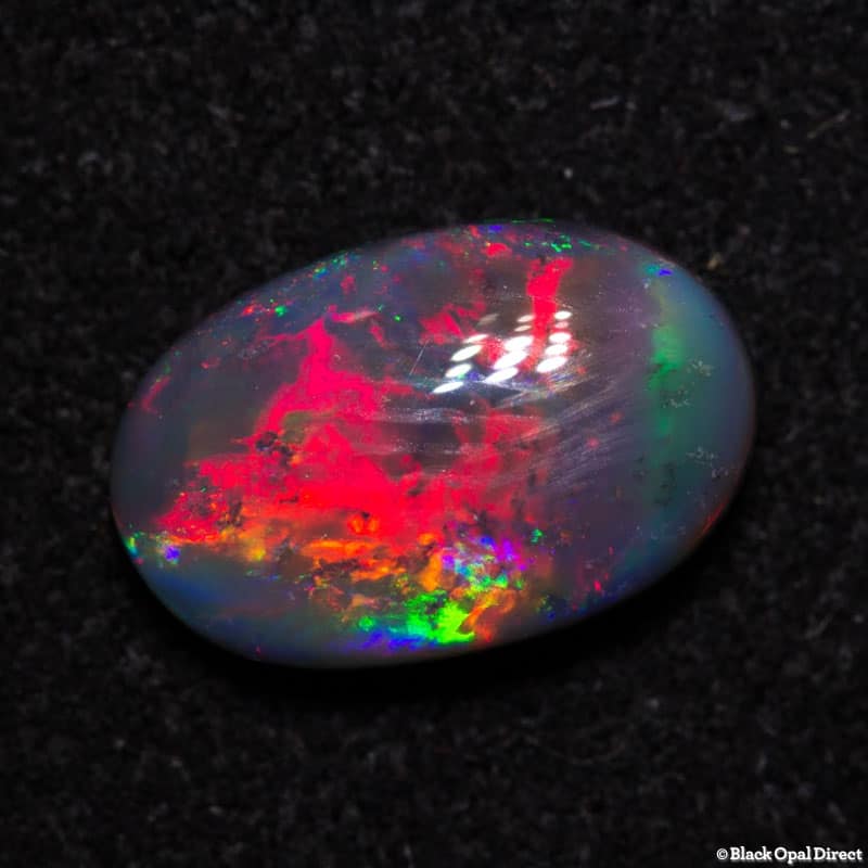 1.35 ct black opal gem 10x6x3mm - Image 5