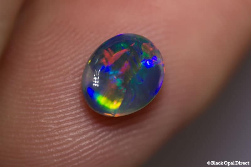 1.35 ct gem black opal 9x7x3.5mm - Image 2