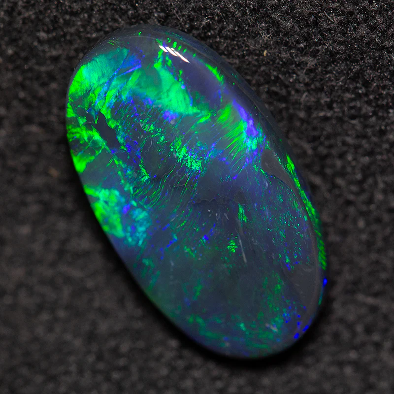 1.36 ct black opal 11.8x6.6x2.4mm - Image 4