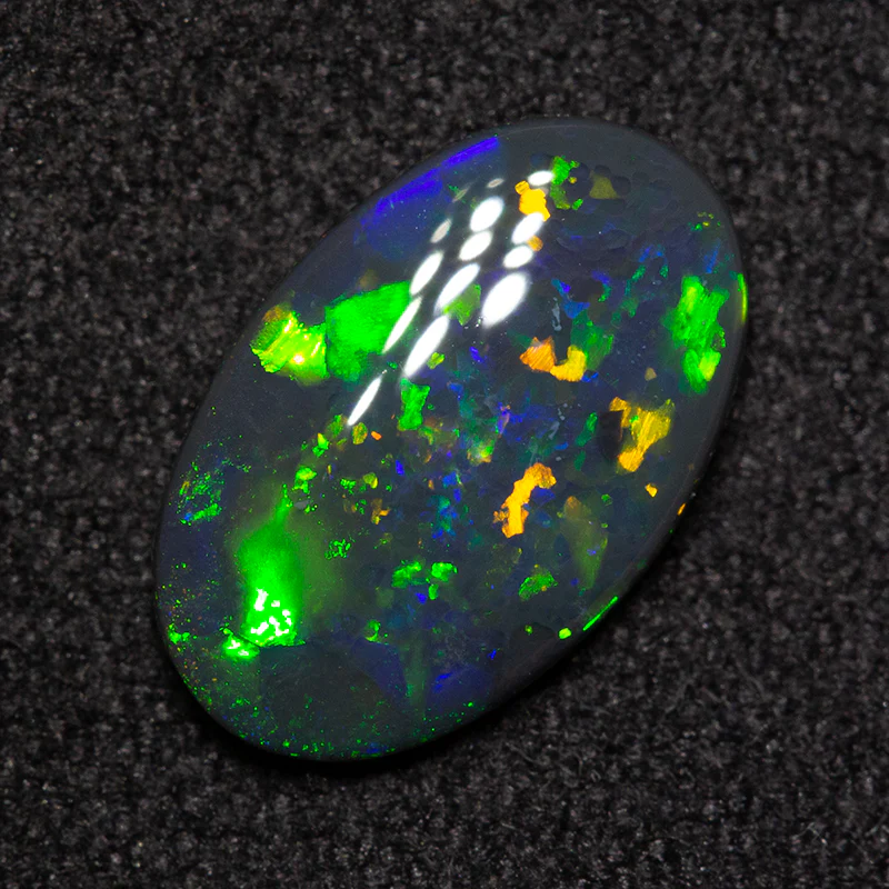 1.37 ct black opal 11.3x7.2x2.7mm - Image 2