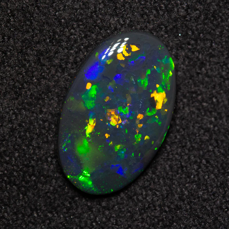 1.37 ct black opal 11.3x7.2x2.7mm - Image 4