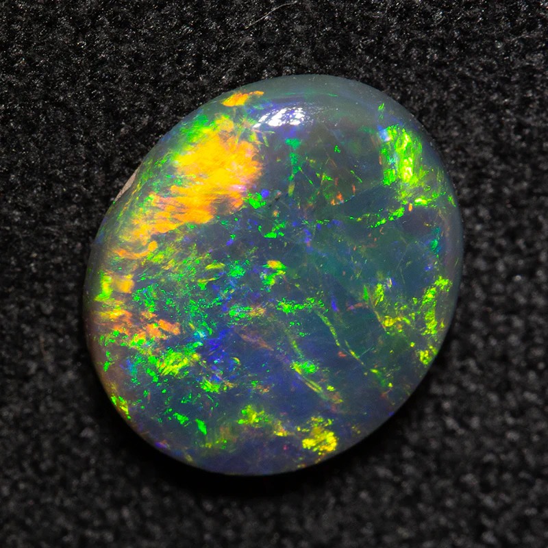1.37 ct black opal 9.4x7.4x2.7mm - Image 3