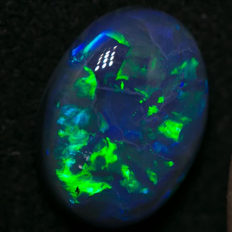 1.38 ct black opal 8.5x6.5x4mm - Image 2