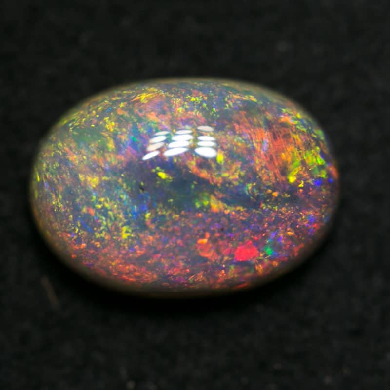 1.38 ct dark crystal opal 8.5x6x4mm - Image 3