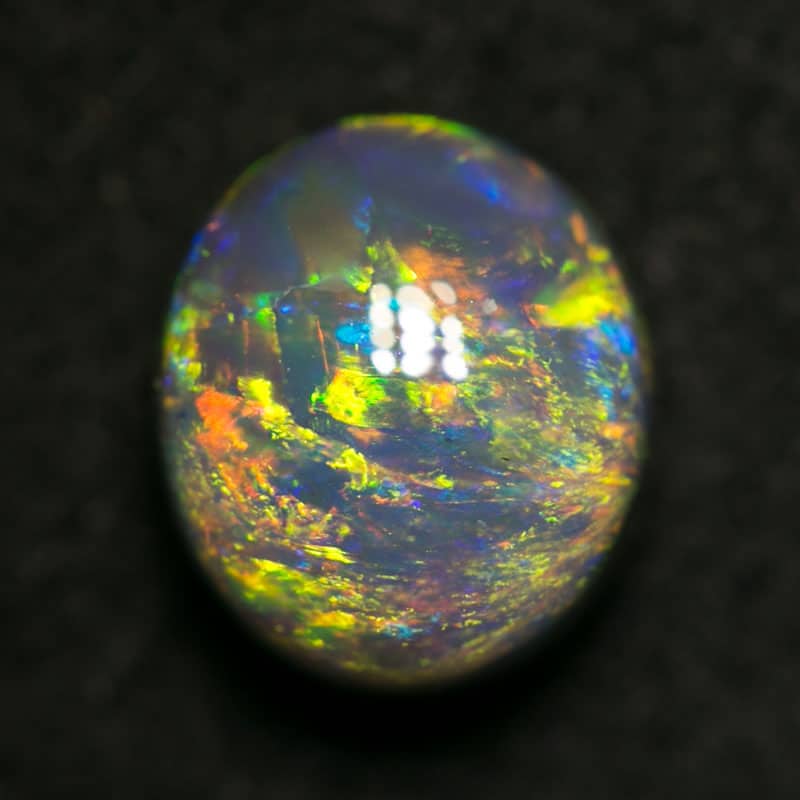 1.38 ct dark opal 7x6x5mm - Image 2