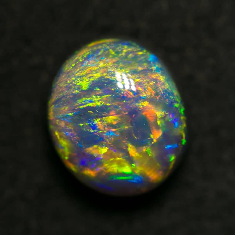 1.38 ct dark opal 7x6x5mm - Image 4