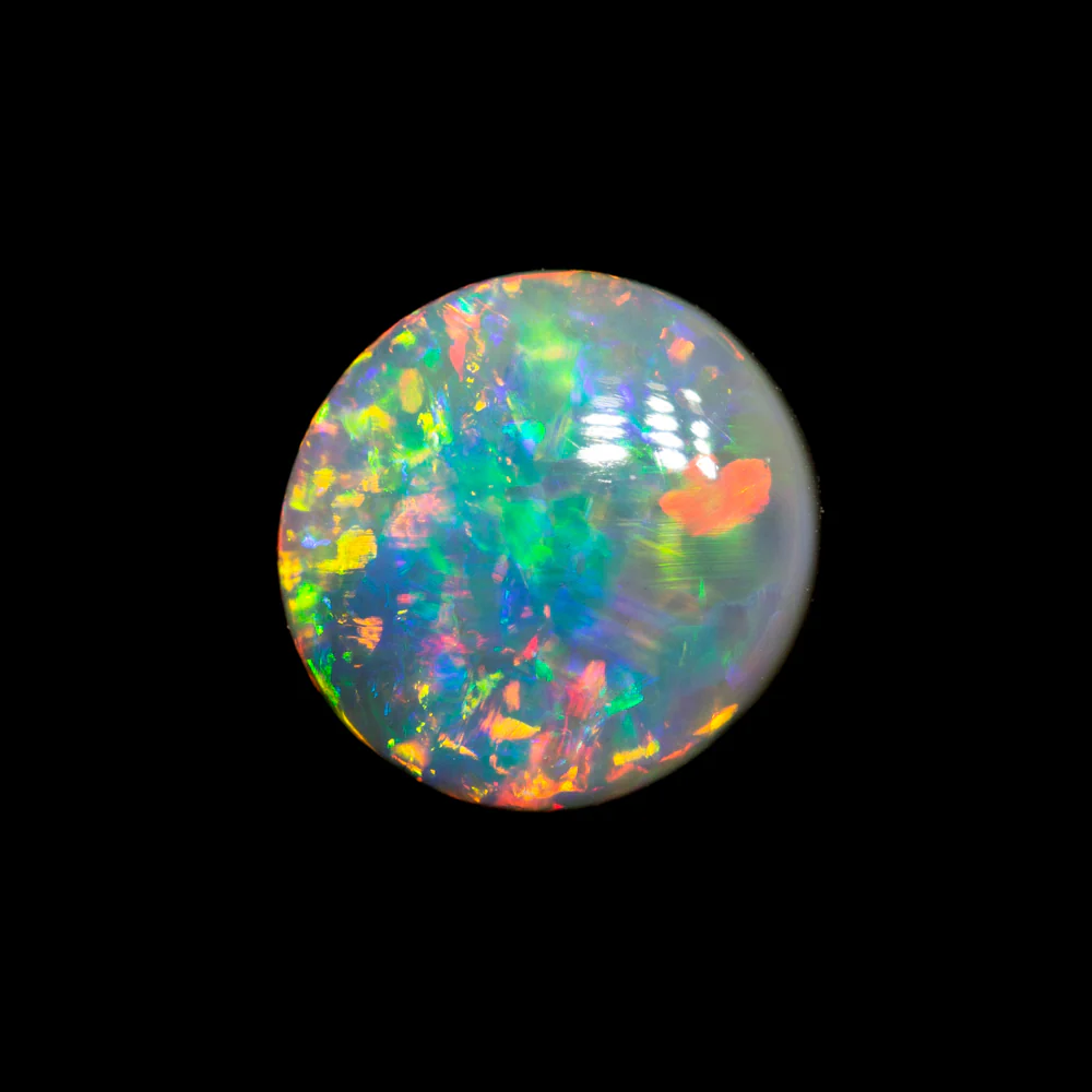 1.38 ct dark opal 8.4x7.9x3.4mm - Image 3