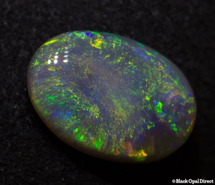 1.38 ct semi black opal 10x7x3mm - Image 3