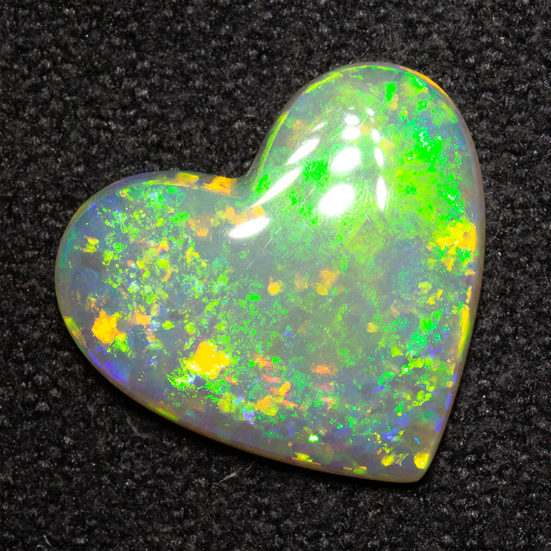 1.39 ct crystal opal heart 10.9x9.8x2.2mm - Image 2
