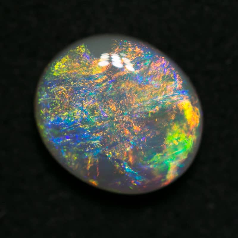 1.40 ct gem crystal opal 8x7x3mm - Image 3