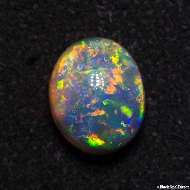 1.40 ct gem semi black opal 7x6x4.5mm - Image 3
