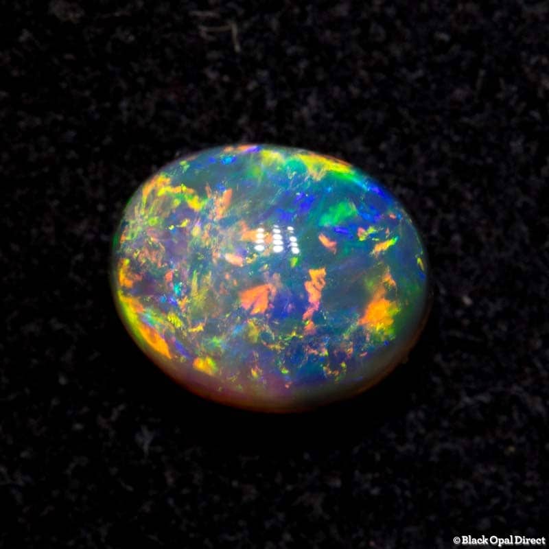 1.40 ct gem semi black opal 7x6x4.5mm - Image 4