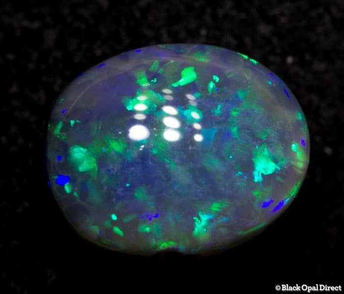 1.40 ct semi black opal 8x7x4mm - Image 3