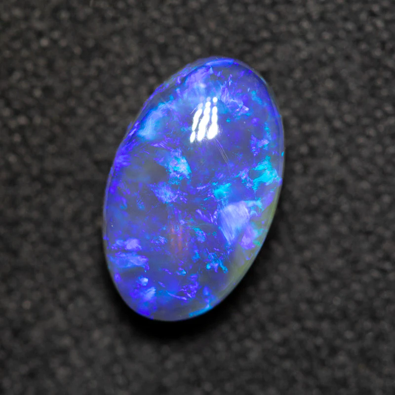 1.41 ct black crystal opal 9.3x5.7x4.1mm - Image 2