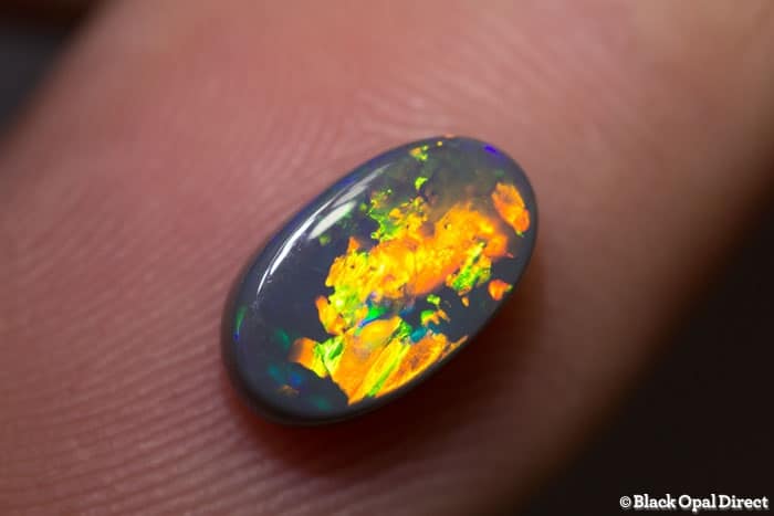 1.41 ct black opal 10x6x3.5mm - Image 3