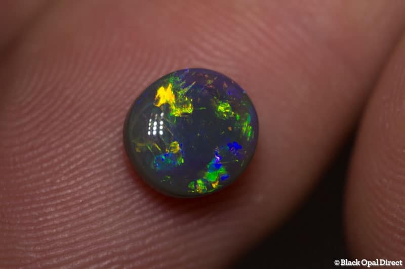 1.41 ct black opal 8x6x4mm - Image 4