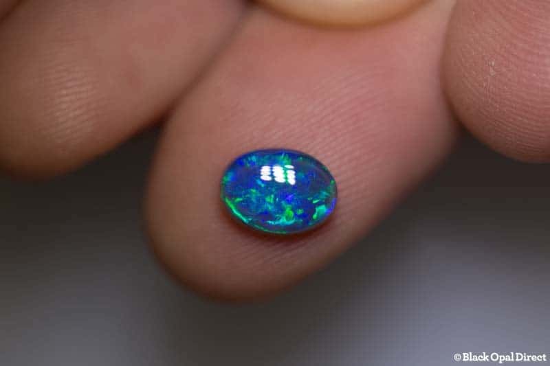 1.41 ct black opal 9x6.5x3mm - Image 3