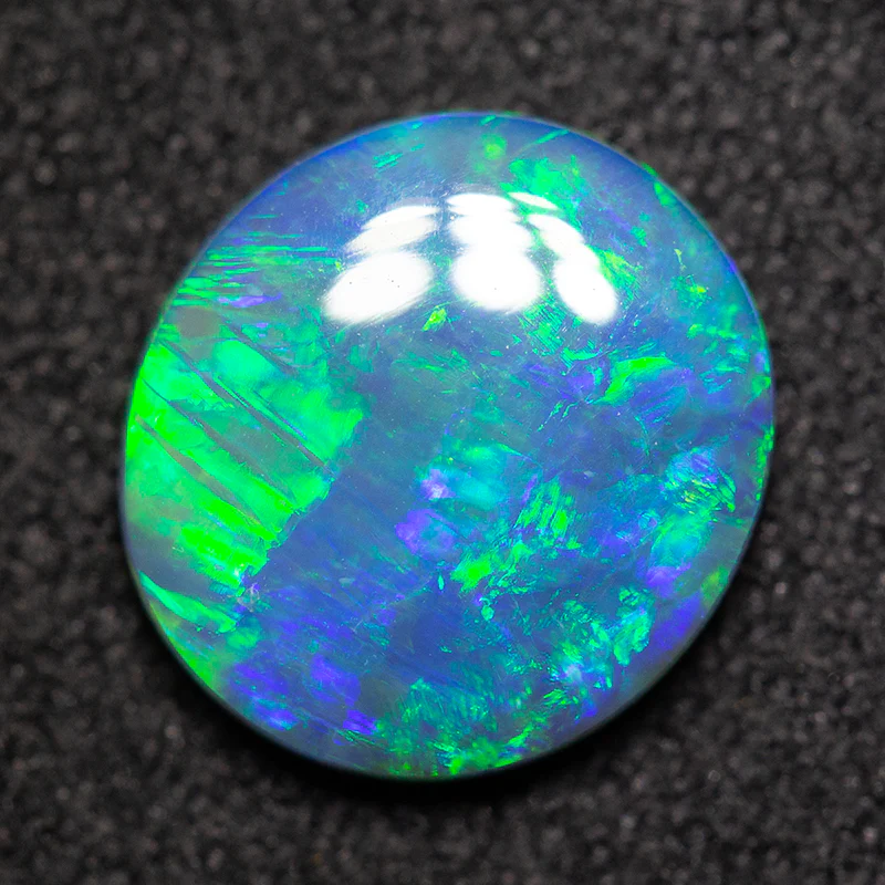 1.42 ct black opal 9.5x9x2mm - Image 2