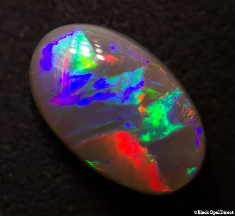1.42 ct semi black opal 10.5x6x3mm - Image 2
