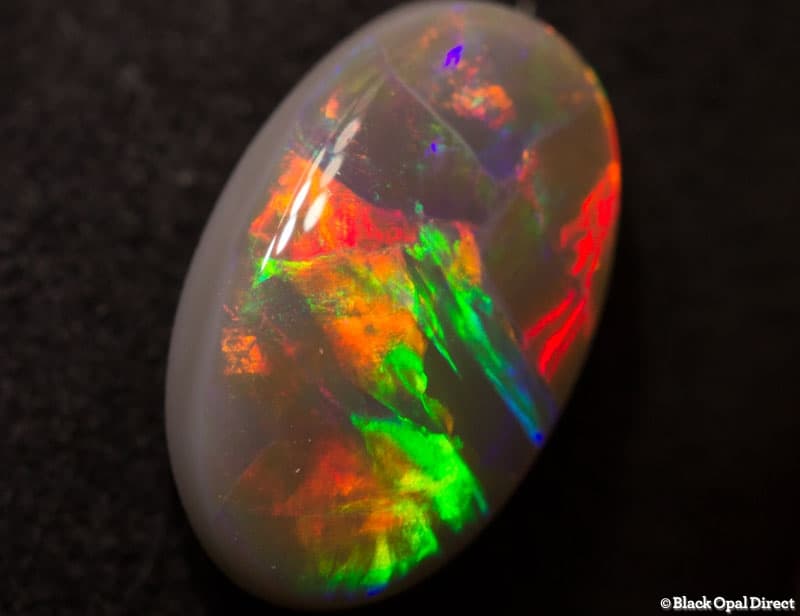 1.42 ct semi black opal 10.5x6x3mm - Image 3