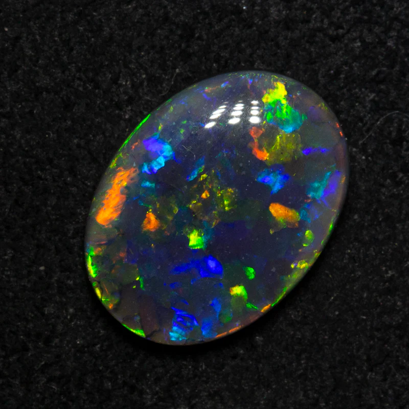 1.43 ct black opal 10.1x7.6x2.9mm - Image 3