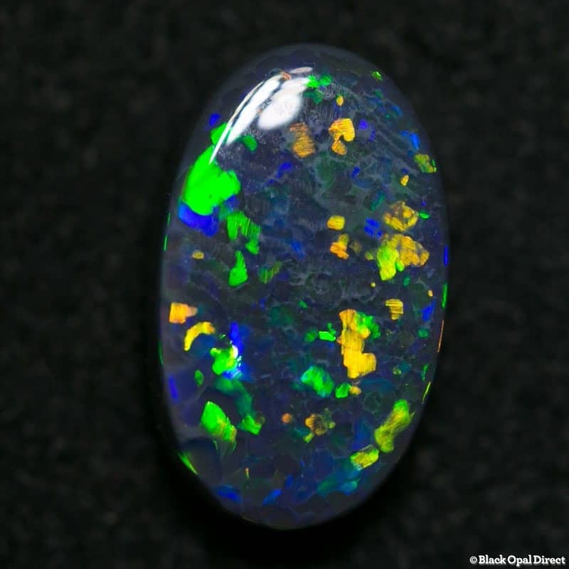 1.44 ct black opal 10x6x3mm - Image 2