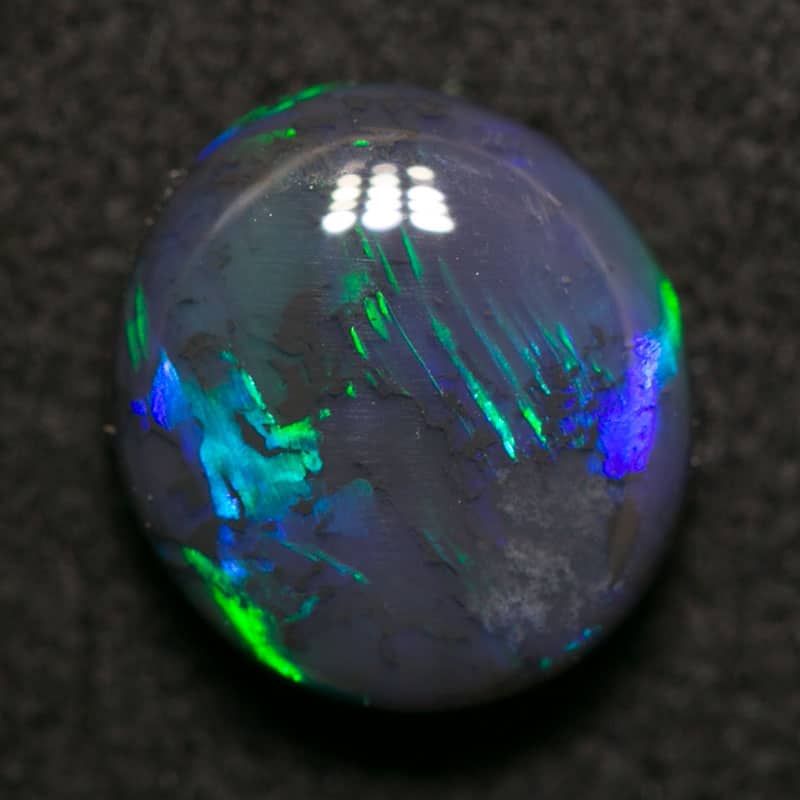 1.44 ct black opal 8x7x3.5mm - Image 2