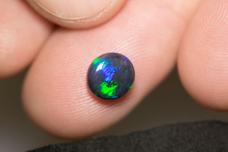 1.44 ct black opal 8x7x3.5mm - Image 4
