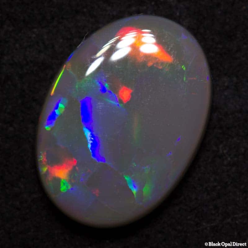 1.44 ct semi black opal 10x7x2mm - Image 2
