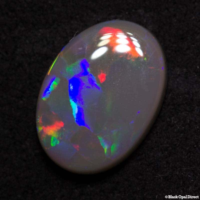 1.44 ct semi black opal 10x7x2mm - Image 3