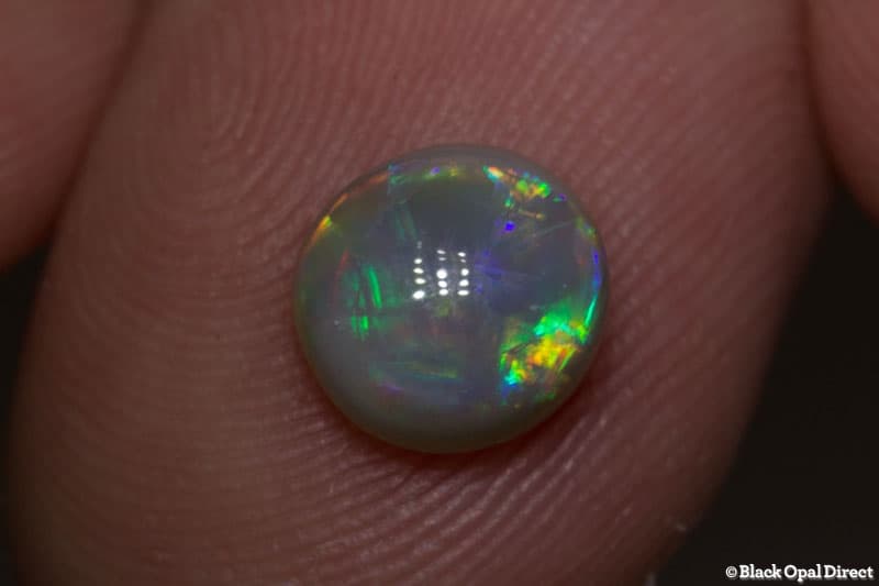 1.44 ct semi black opal 8x7.5x4mm - Image 4