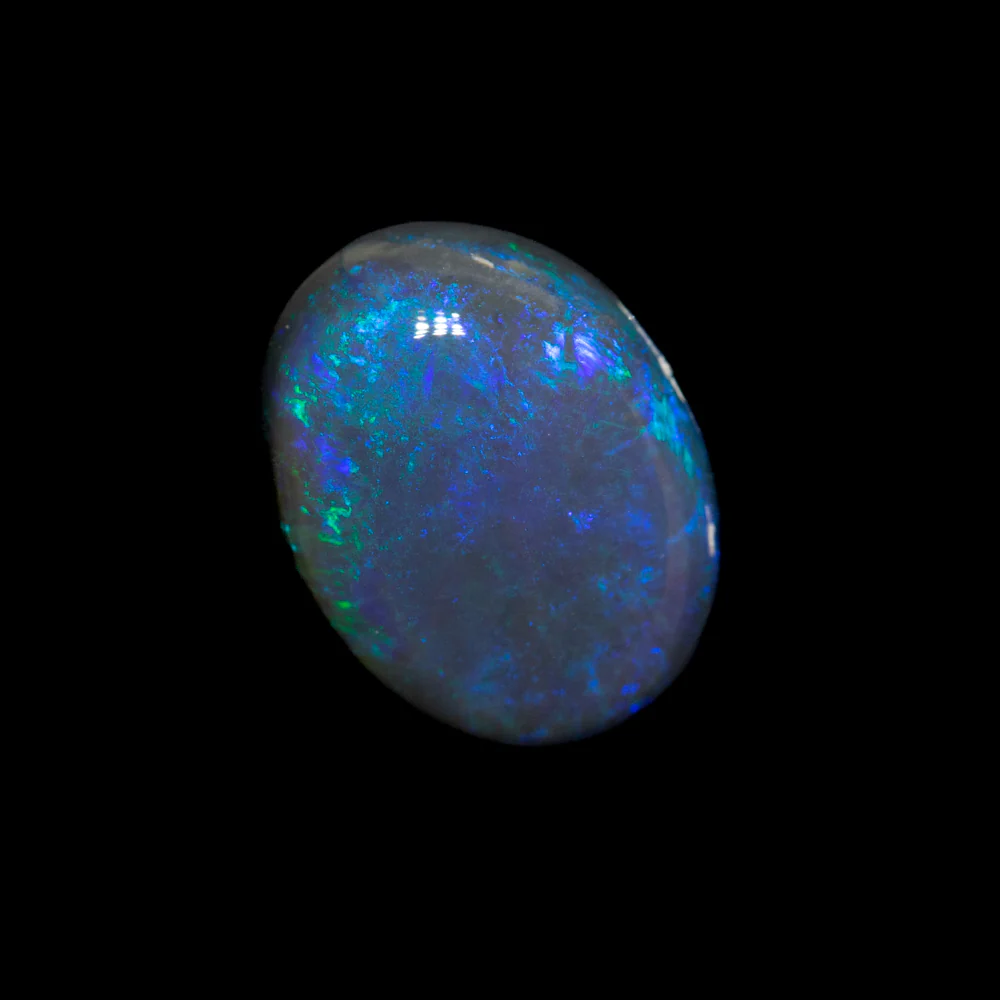 1.45 ct black opal 8.6x6.6x4mm - Image 2
