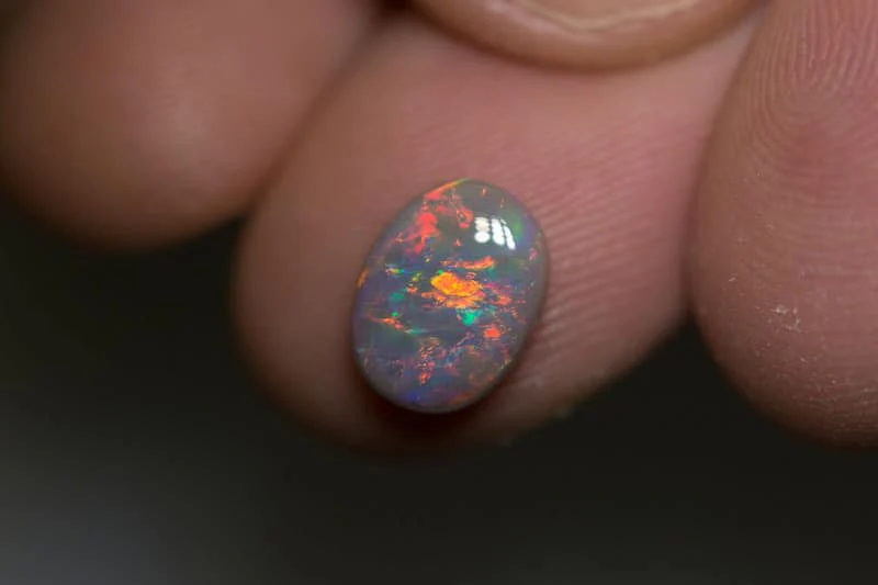 1.45 ct dark opal 10x7.5x2.5mm - Image 3