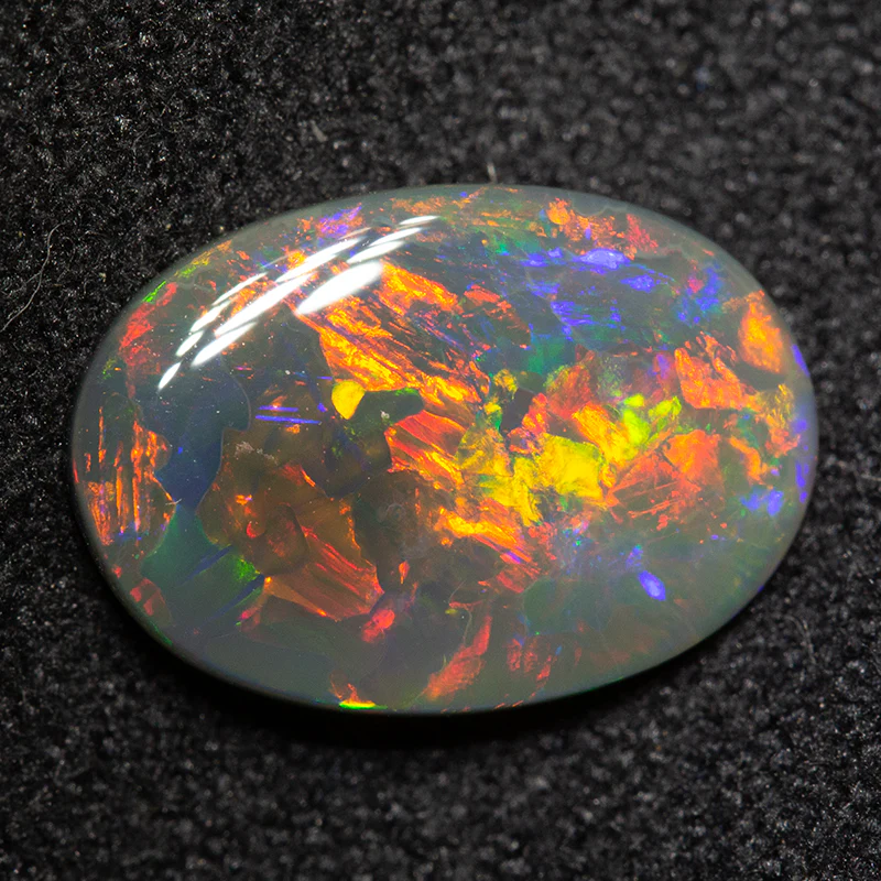 1.46 ct black opal 11.9x8.3x2.1mm - Image 2