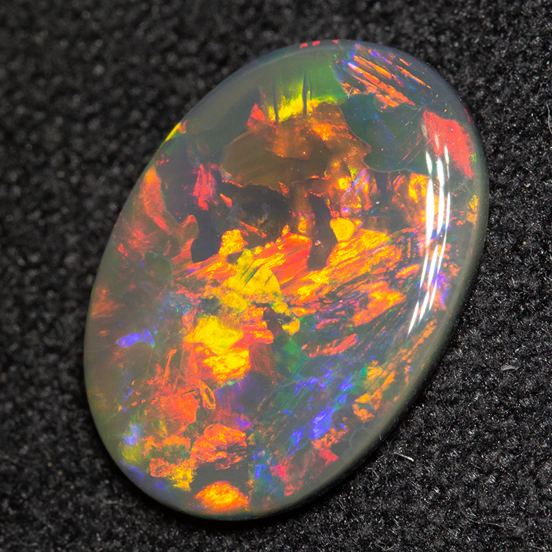 1.46 ct black opal 11.9x8.3x2.1mm - Image 3