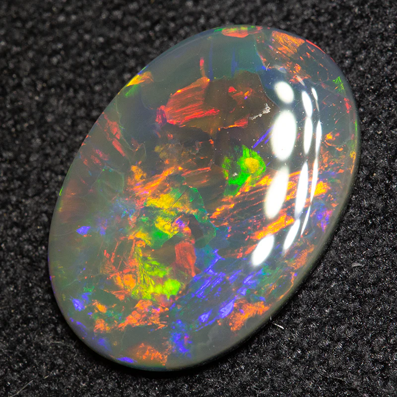 1.46 ct black opal 11.9x8.3x2.1mm - Image 4