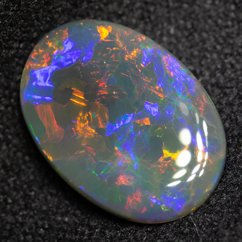 1.46 ct black opal 11.9x8.3x2.1mm - Image 5