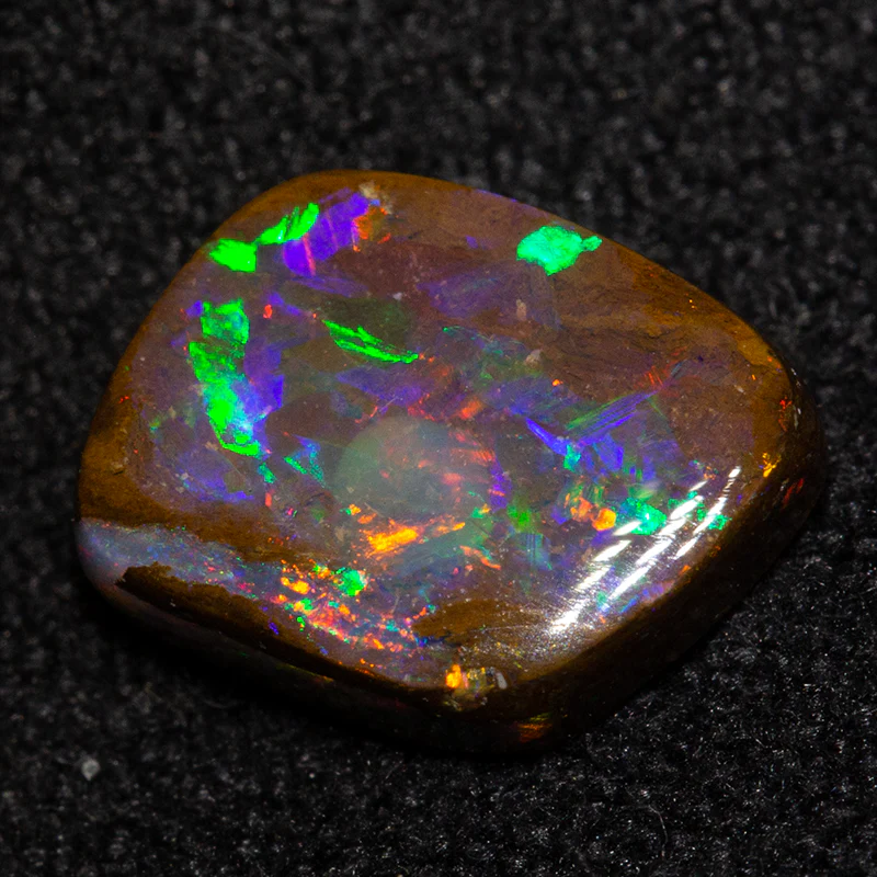 1.46 ct boulder opal 8.2x6.4x2.8mm - Image 3