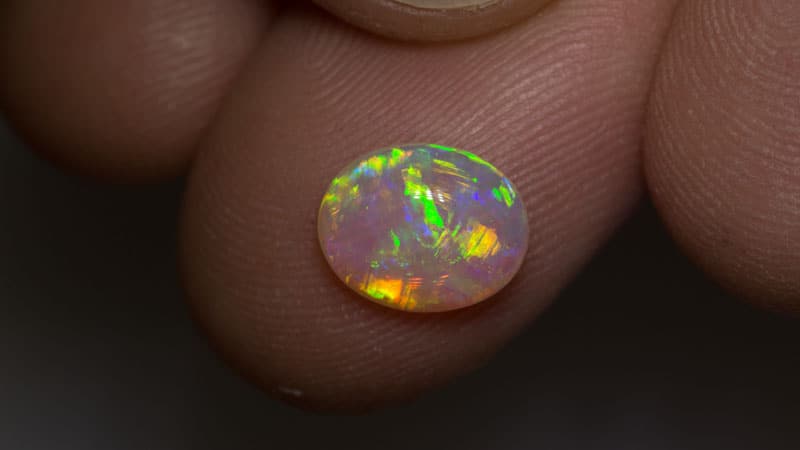1.46 ct crystal opal 9.5x7.5x3mm - Image 3