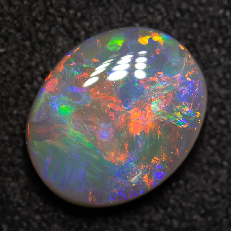 1.46 ct dark opal 9.2x7.6x3.2mm - Image 2