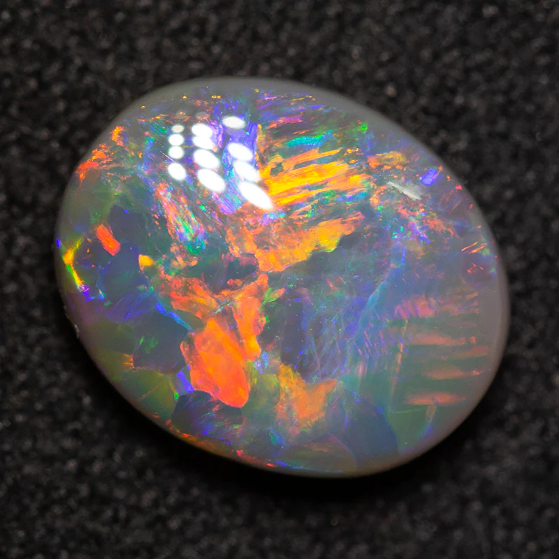 1.46 ct dark opal 9.2x7.6x3.2mm - Image 3