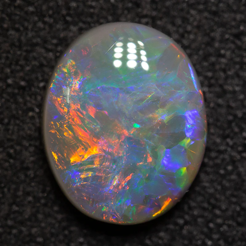 1.46 ct dark opal 9.2x7.6x3.2mm - Image 4