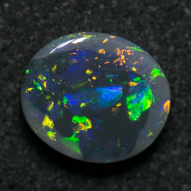 1.46 ct gem black opal 8.5x7x3mm - Image 2