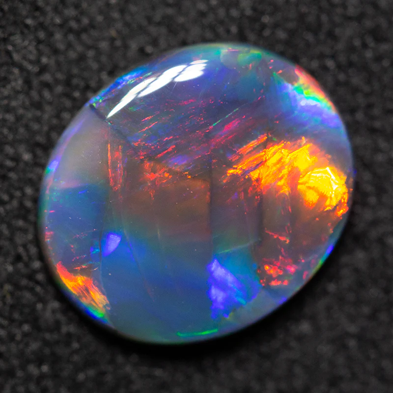 1.47 ct black opal 10.2x8.7x2.5mm - Image 2