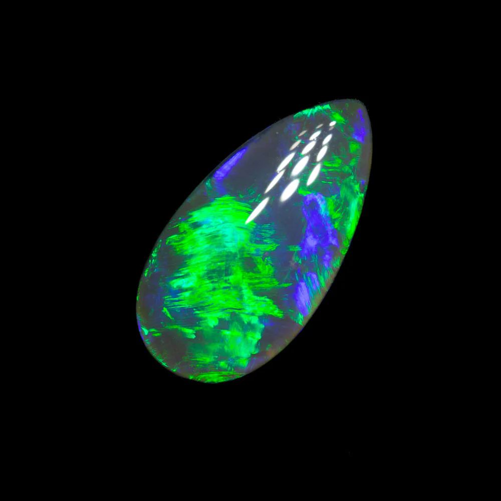 1.48 ct black opal 12.6x6.6x3mm - Image 2