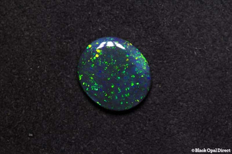 1.48 ct black opal 9.5x8.5x2mm - Image 2
