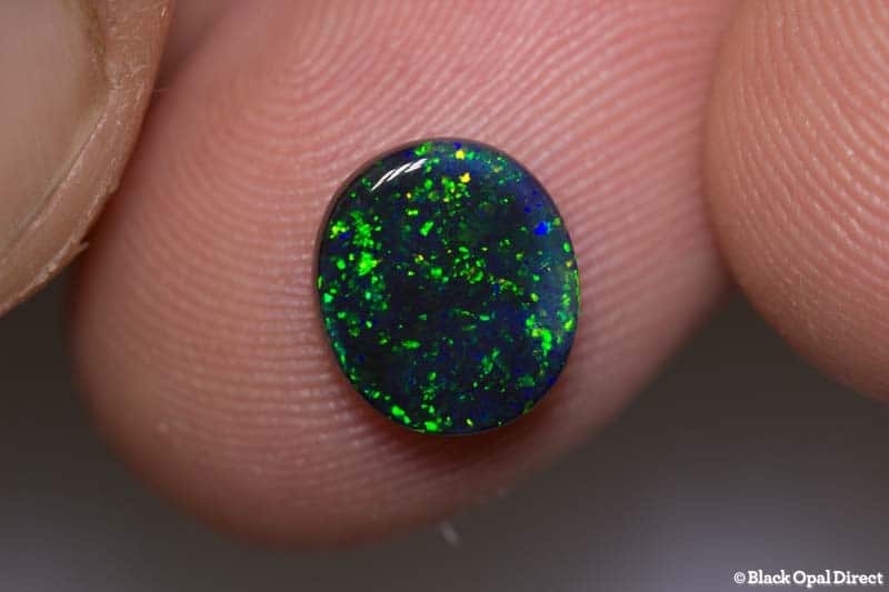 1.48 ct black opal 9.5x8.5x2mm - Image 4